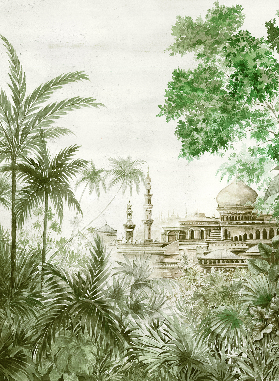 Wandbild Taj Mahal - Aloe