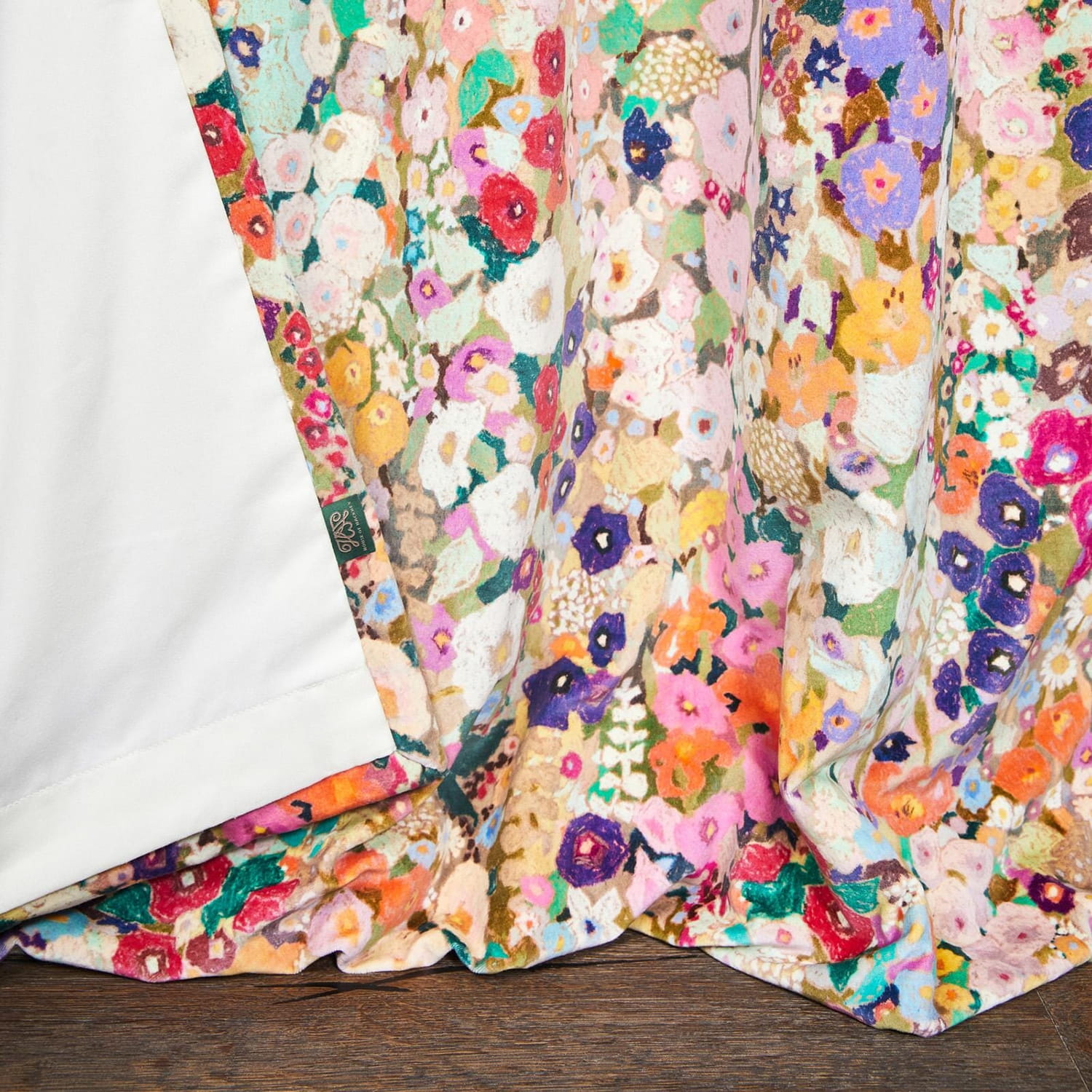 Tissu Hollyhocks - Velvet - Spring