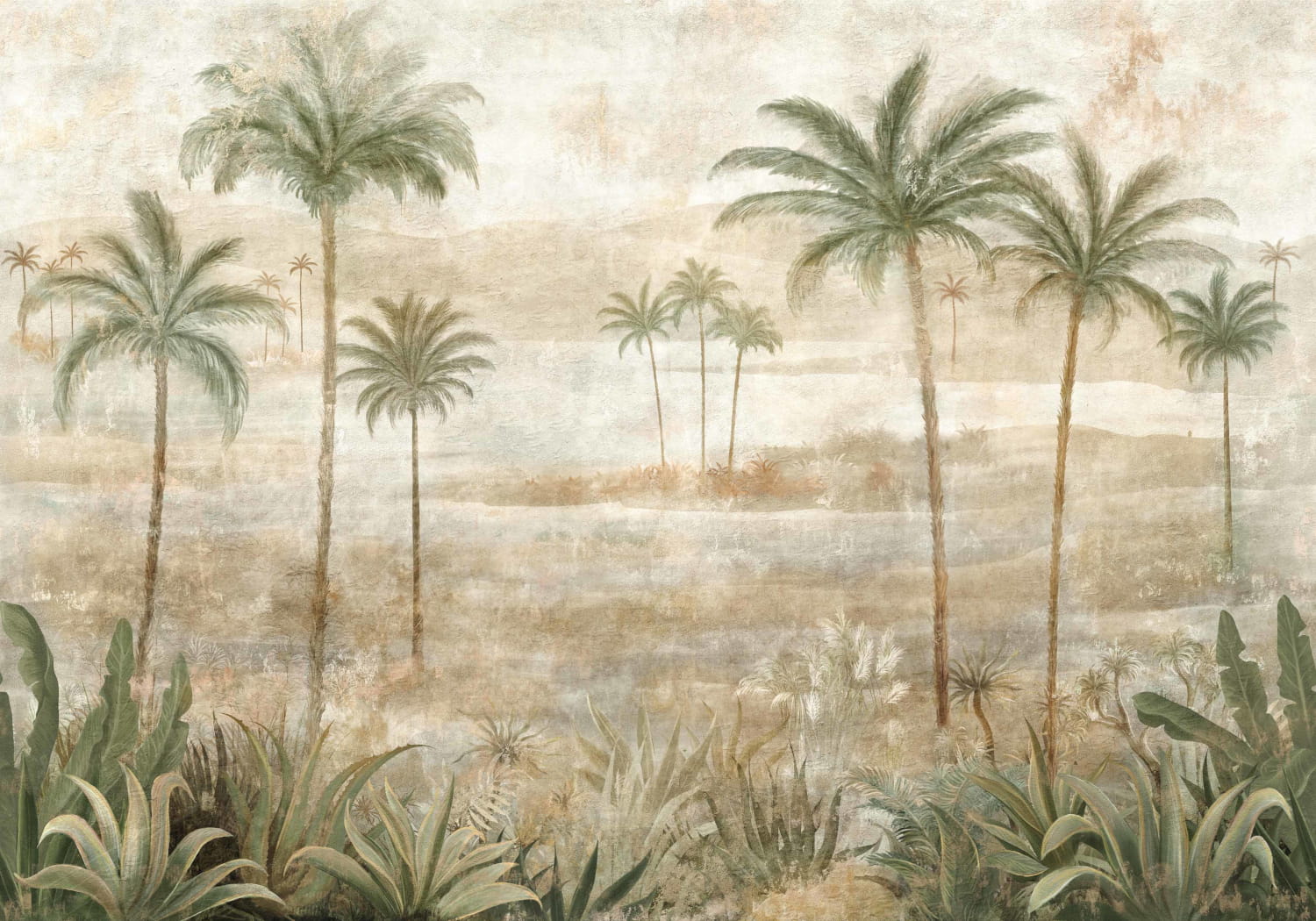 Wandbild Draa Palms Bamboo - Leaves