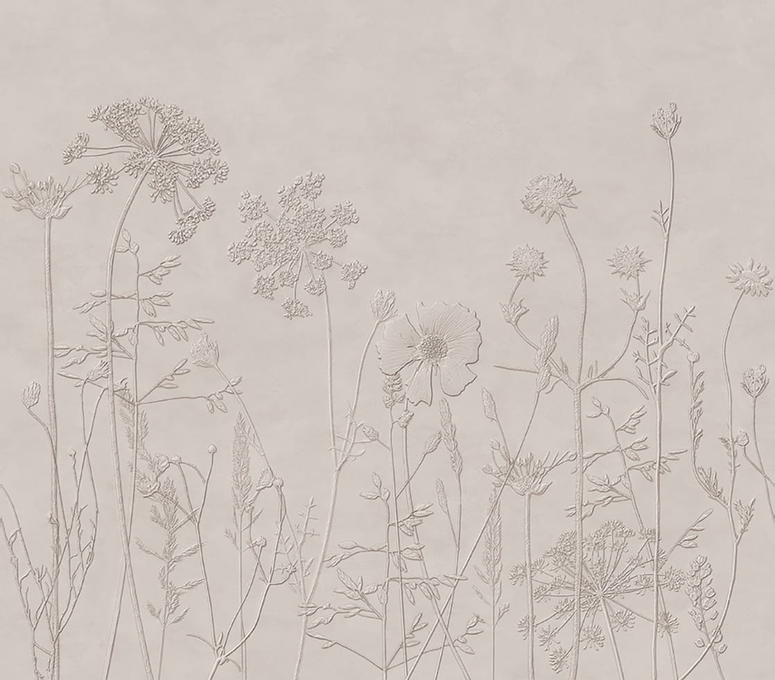 Wandbild Silhouette Flowers - 350702