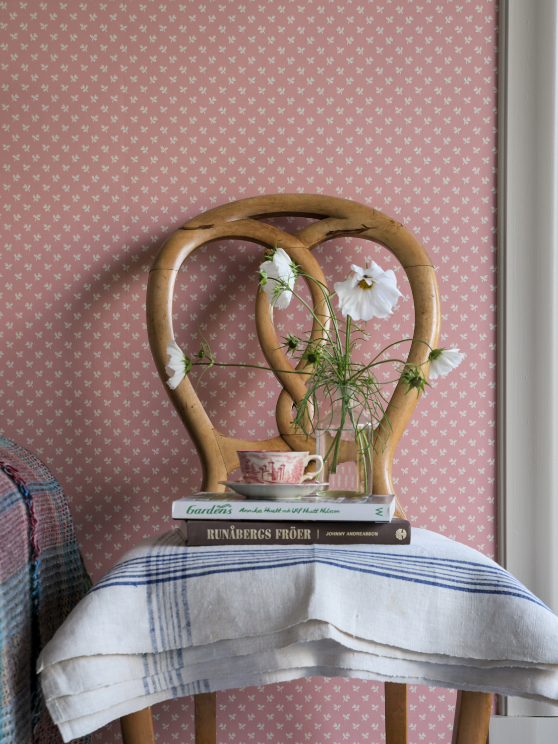 Tapete Tiny Flower - Powder Pink