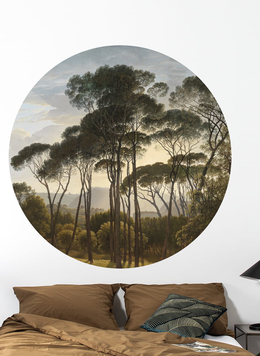 Mural Golden Age Landscapes 1 Circle