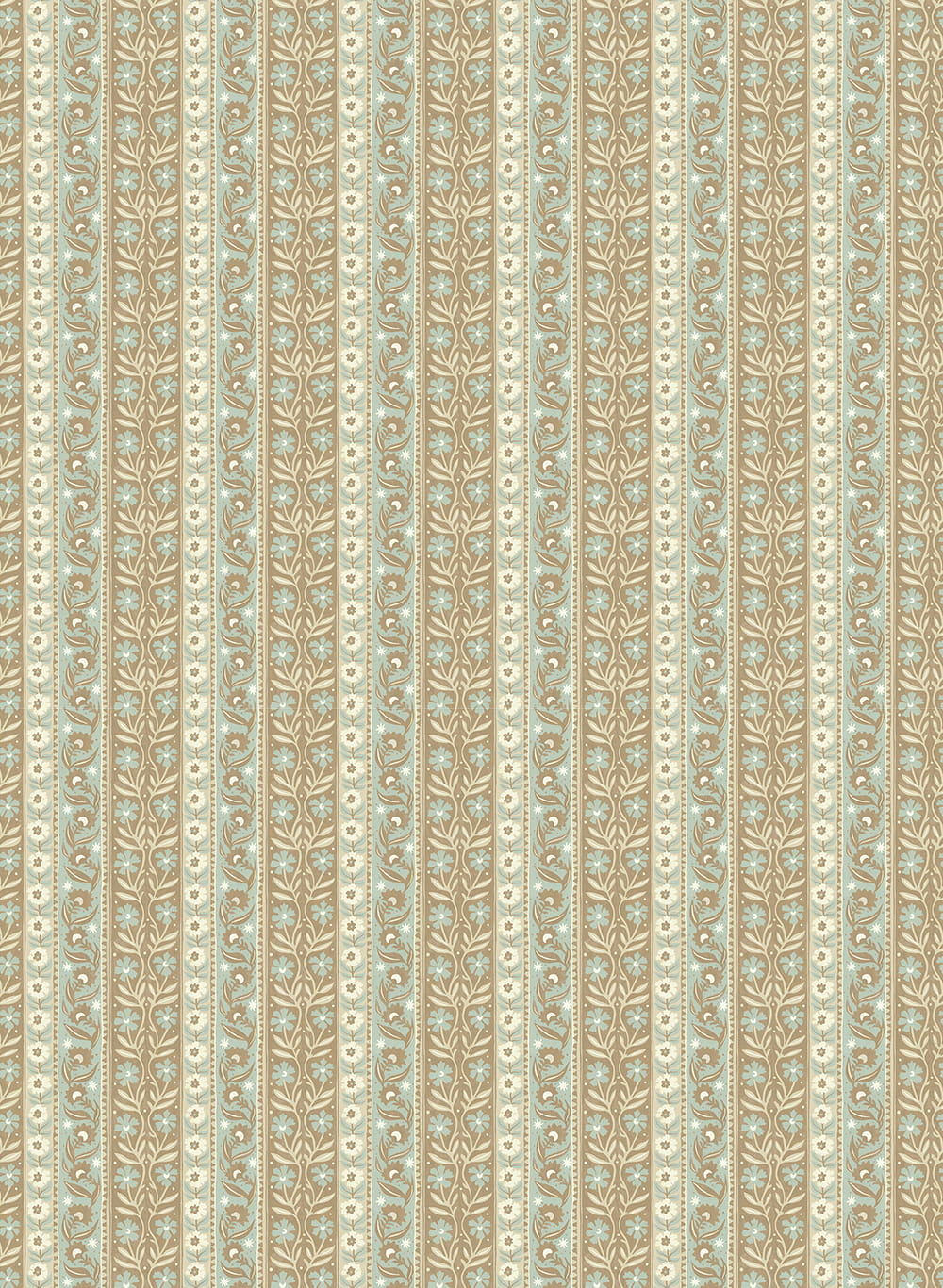 Papier peint Arber Stripe - Stone and Aqua