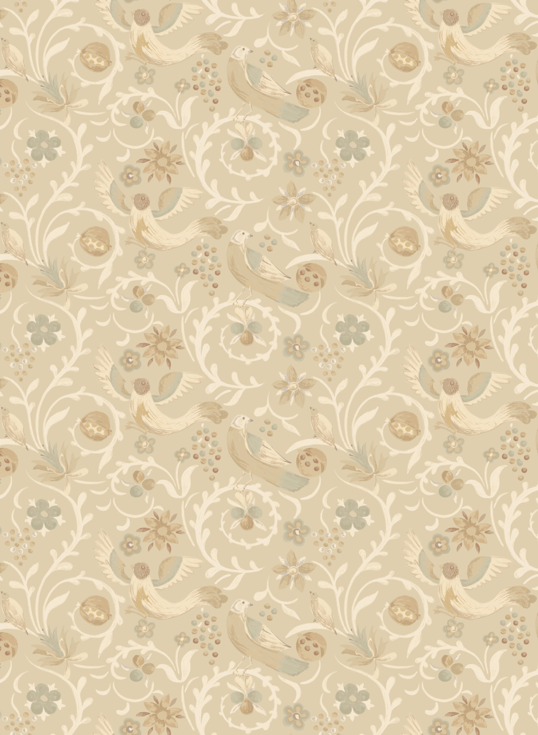 Tapete Royal Court - Parchment