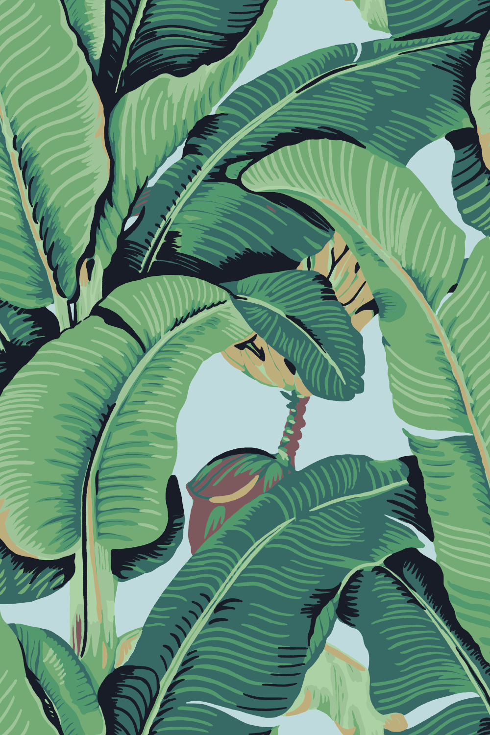 Tapete Hinson Palm - 26011