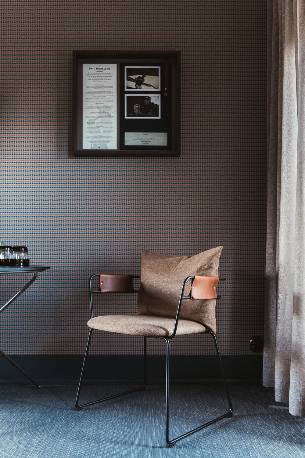 Tapete Houndstooth - Blue
