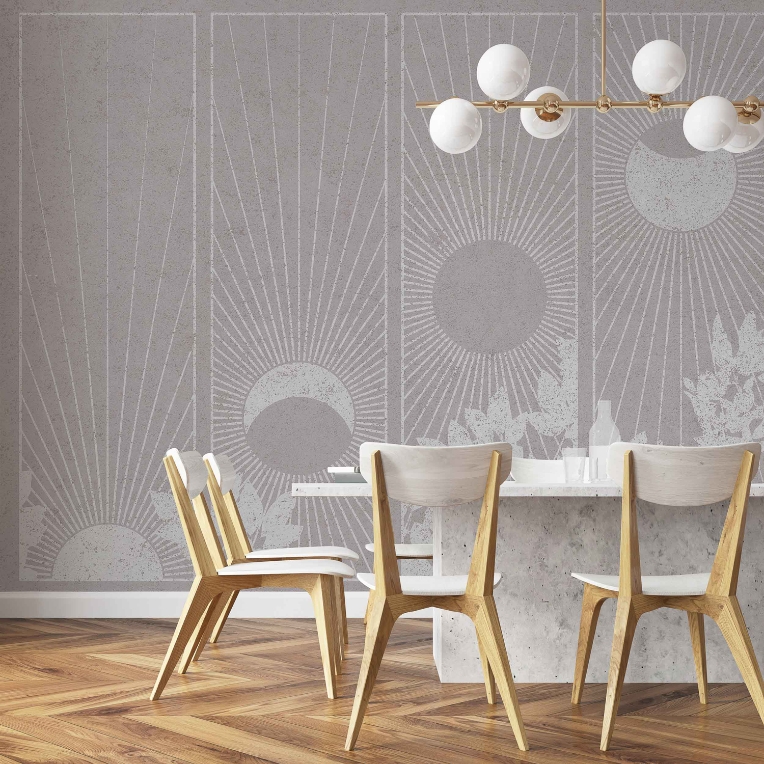Wandbild Da Lat - Grey