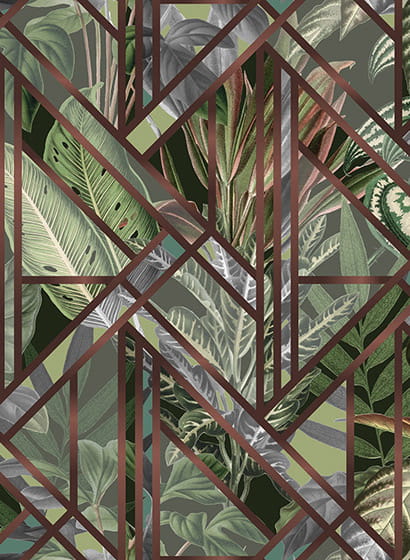 Tapete Chicago Club - Verdant