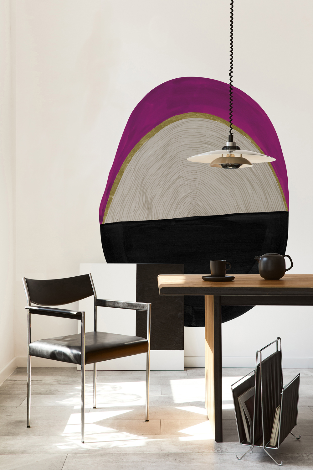 Wandbild Totem - Fuschia