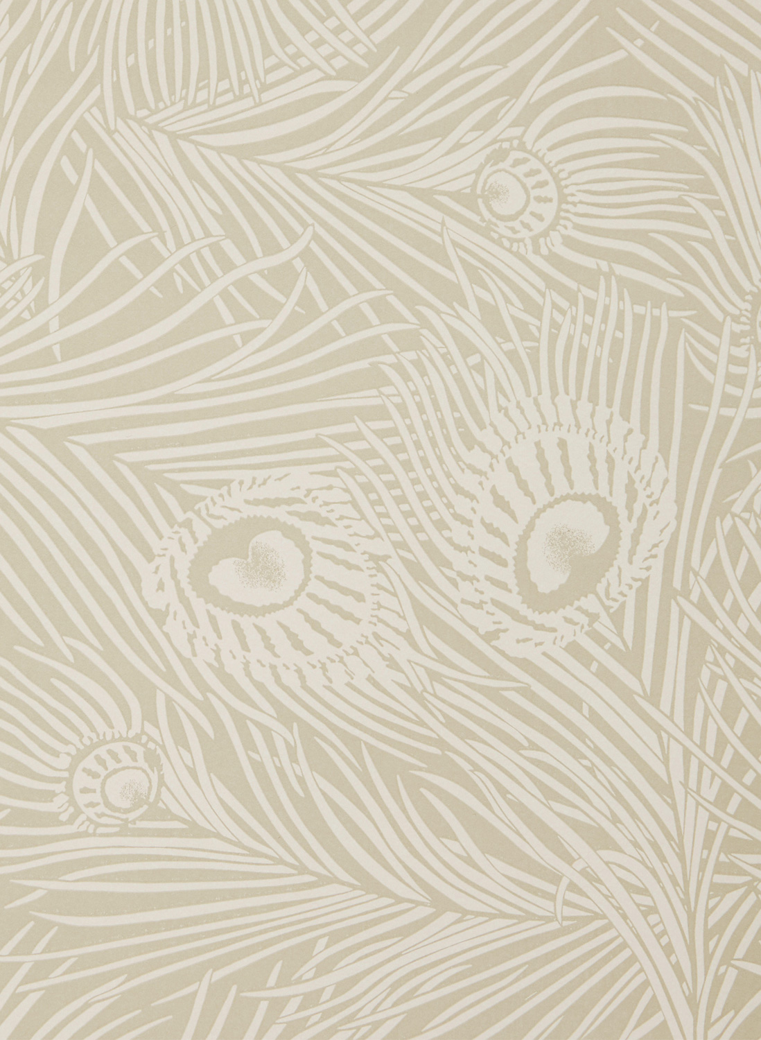 Tapete Hera Plume - Pewter White