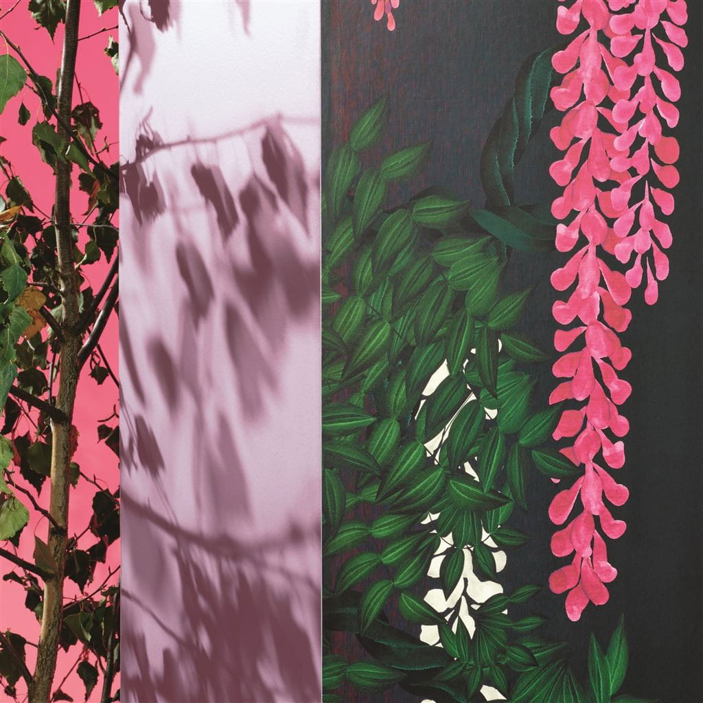 Tapete Wisteria Alba - Magenta