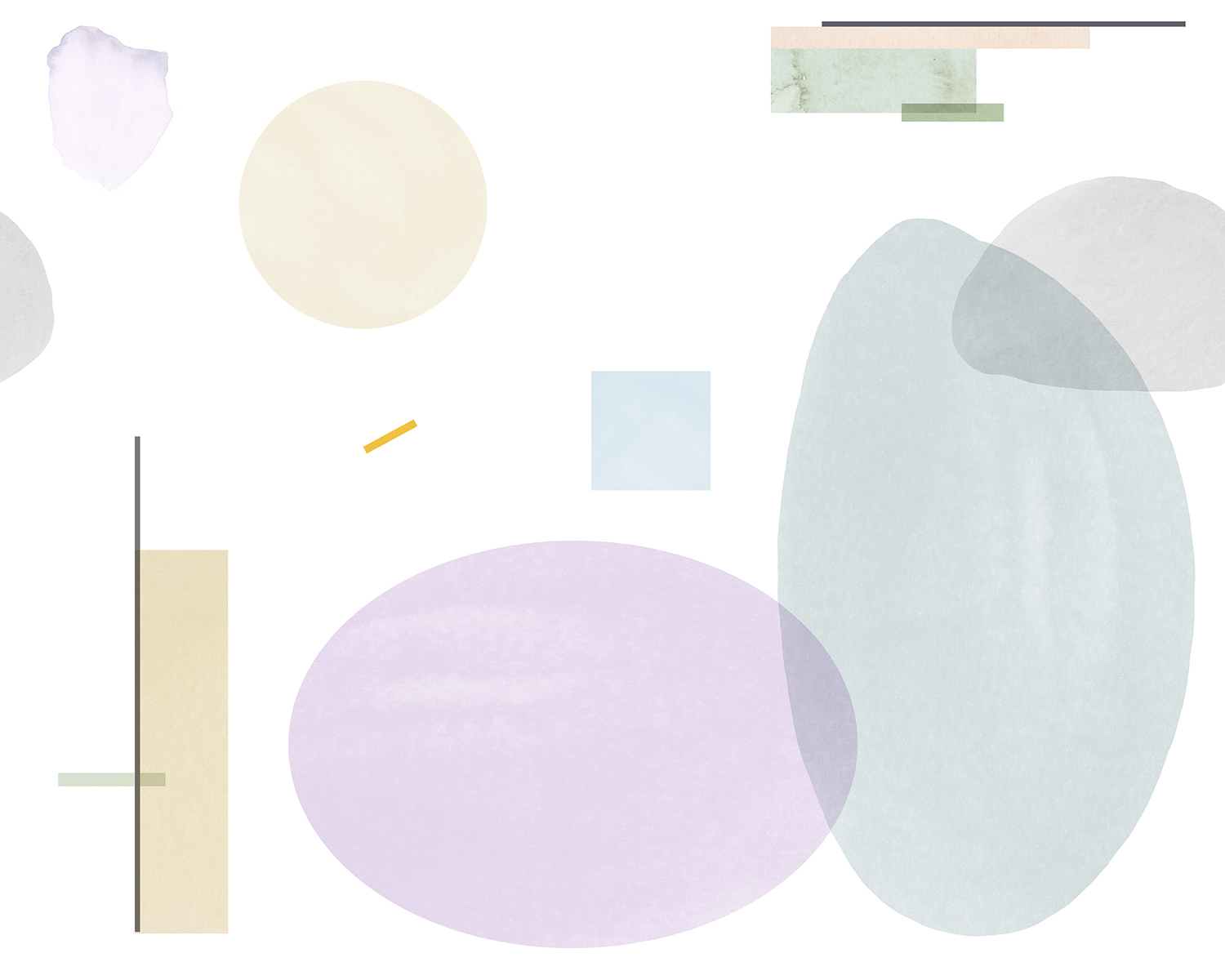 Wandbild Geometry - Lilac