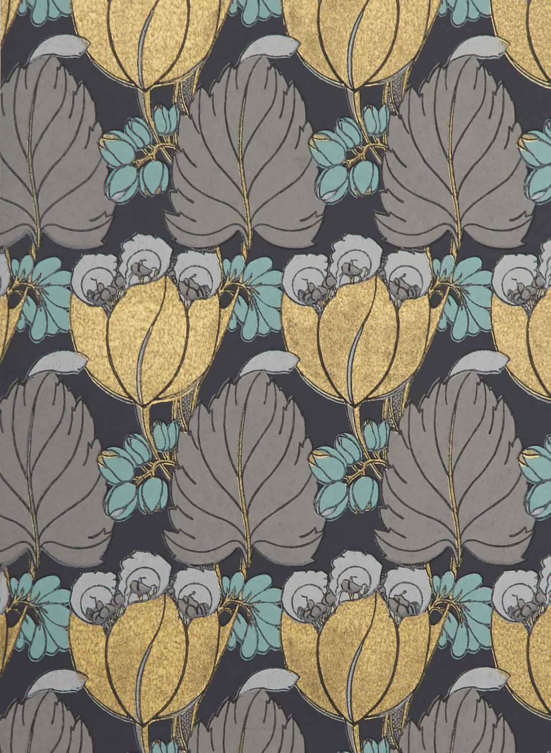 Tapete Regency Tulip - Pewter