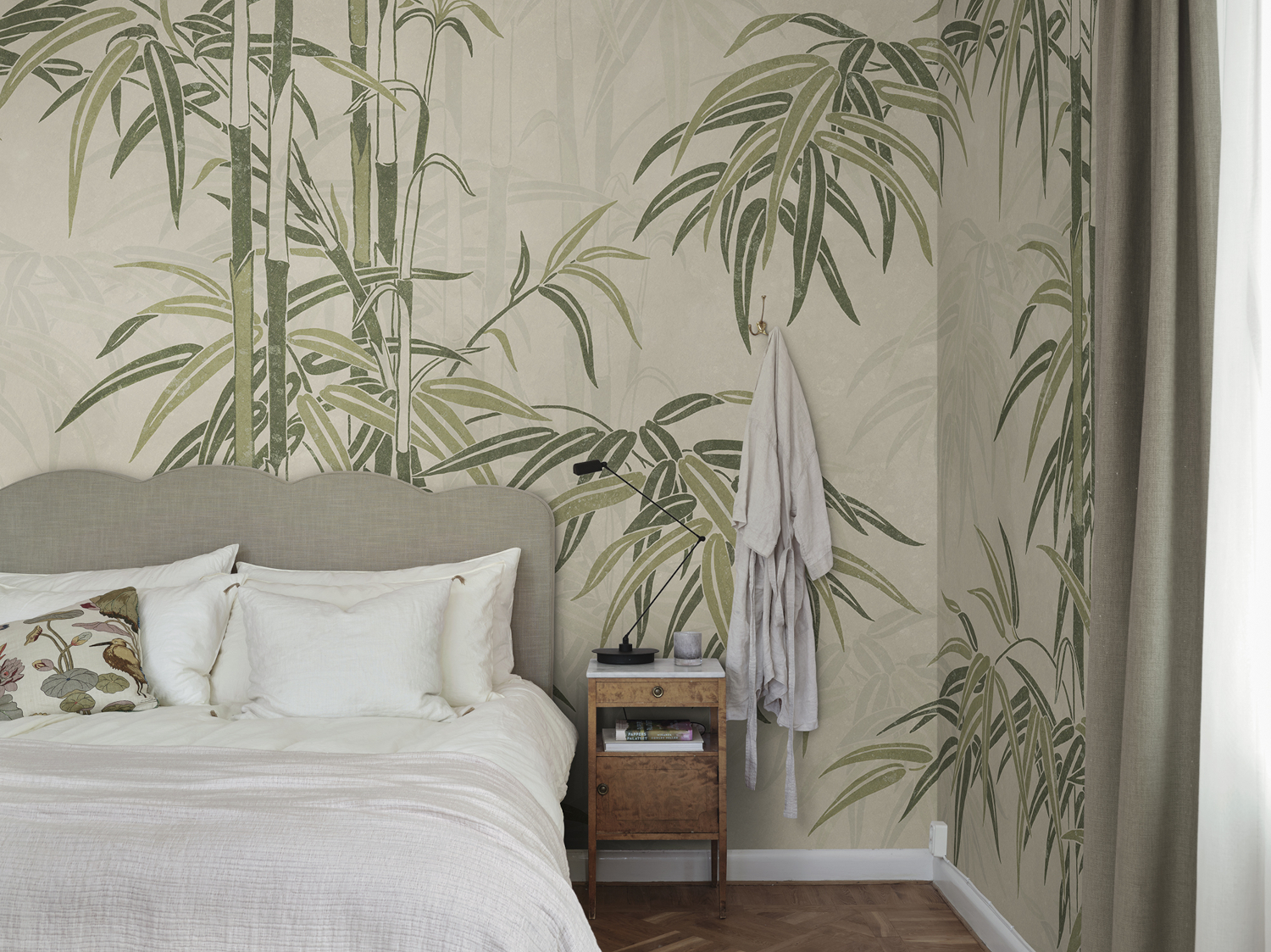Wandbild Leon Mural - green