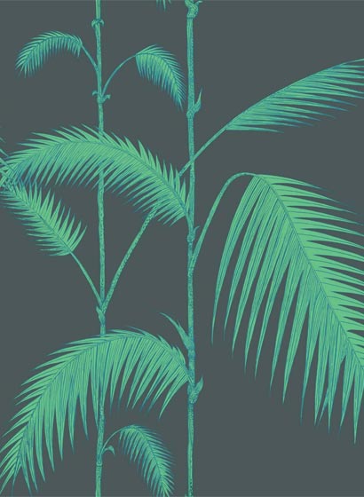Tapete Palm Leaves - Viridian