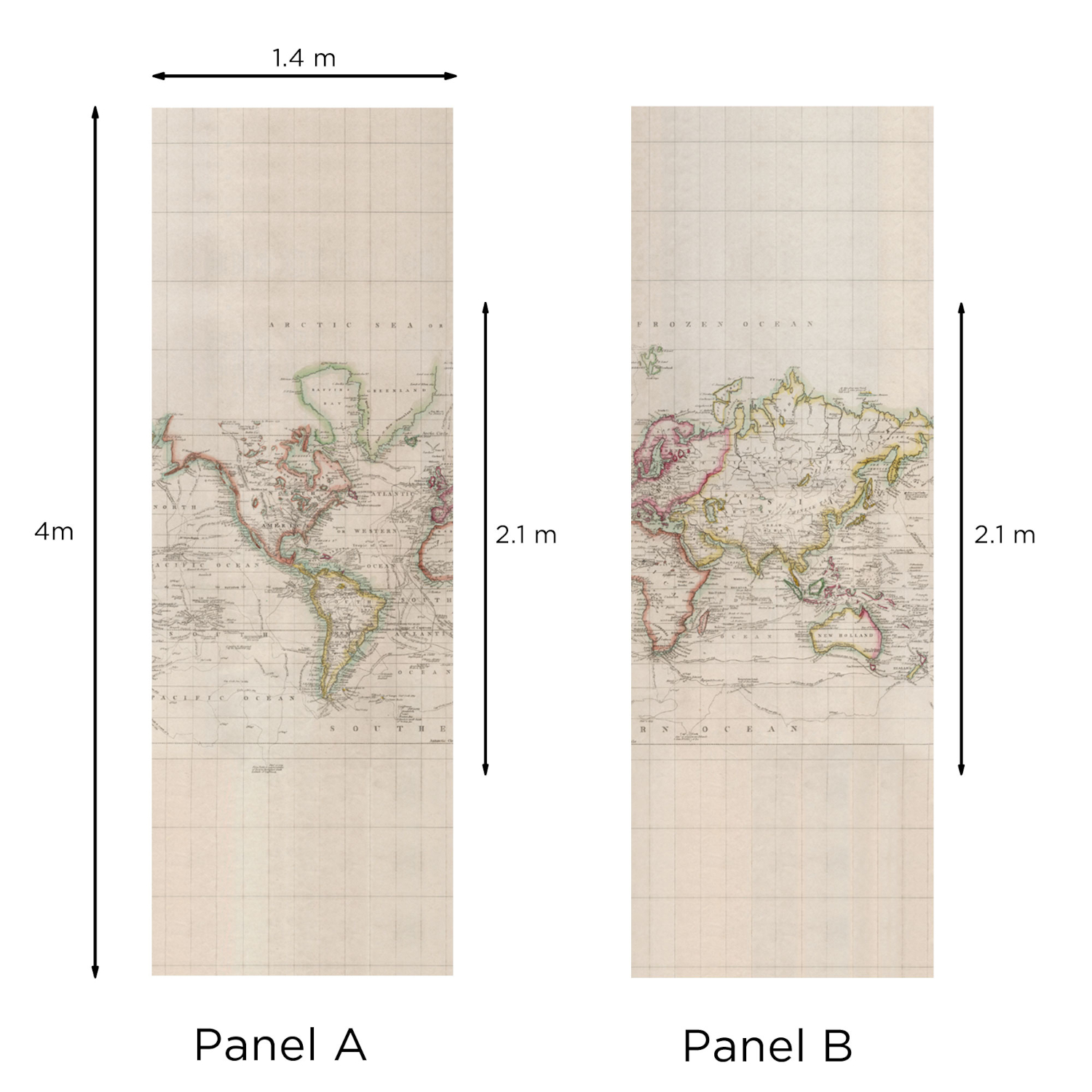 Wandbild Latitude - Schla
