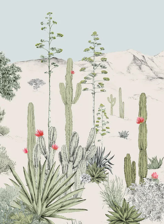 Wandbild Succulentes Pastel - Panel B