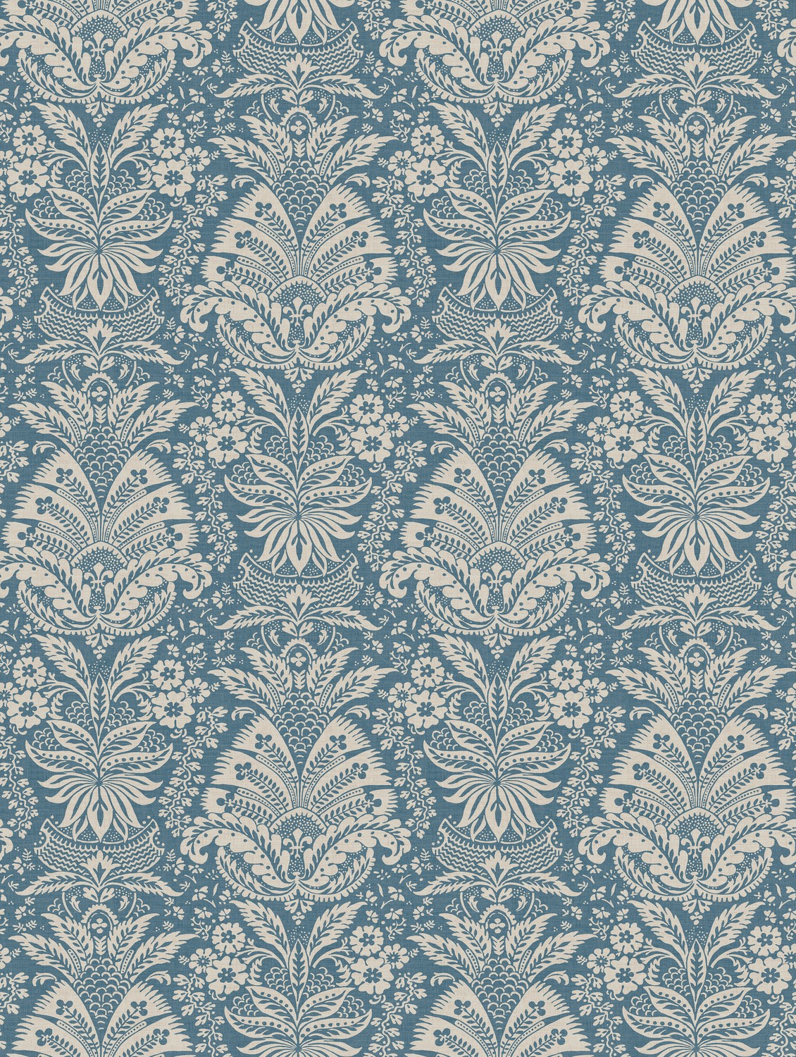 Tapete Bourton Damask - Aqua