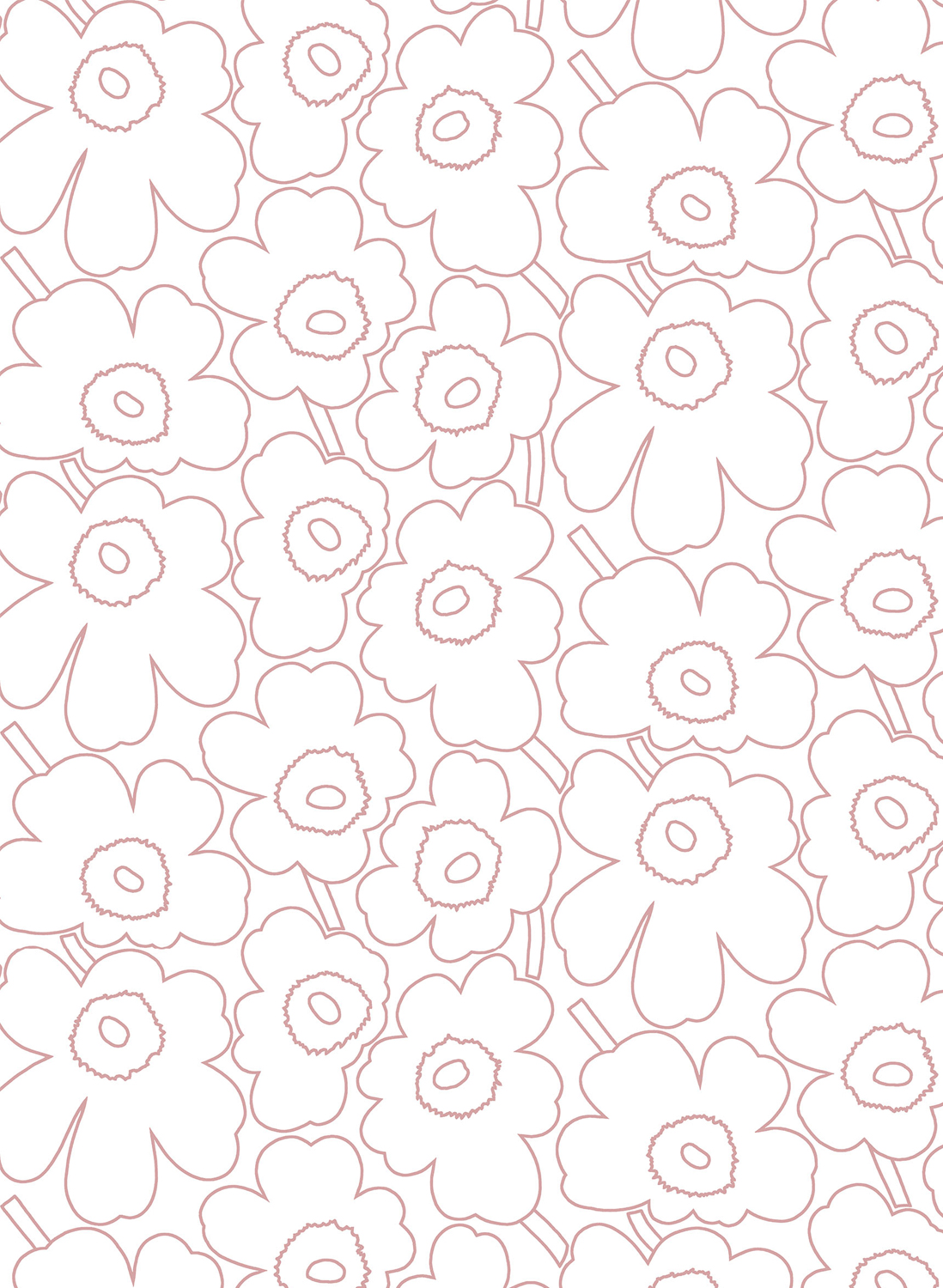 Tapete Piirto Unikko - 25911