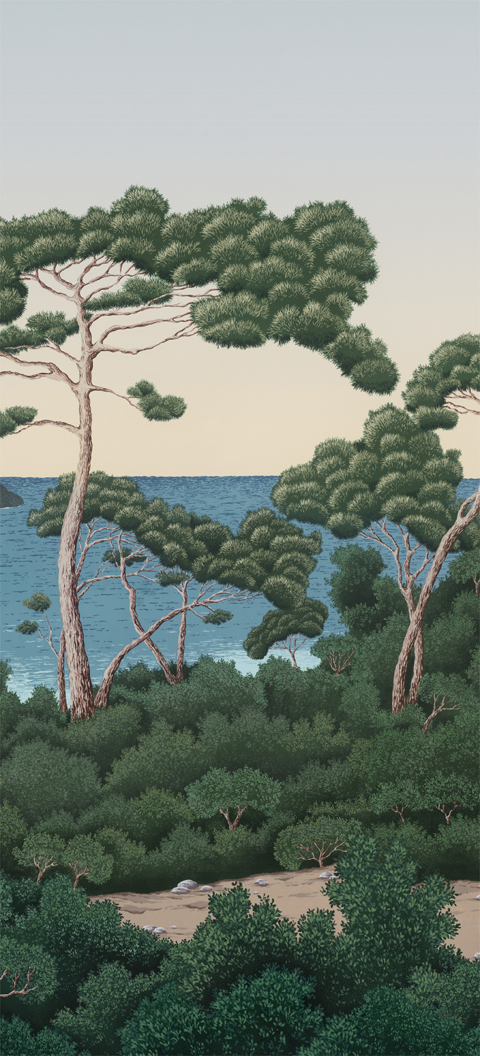 Wandbild Port Cros - Original Panel C