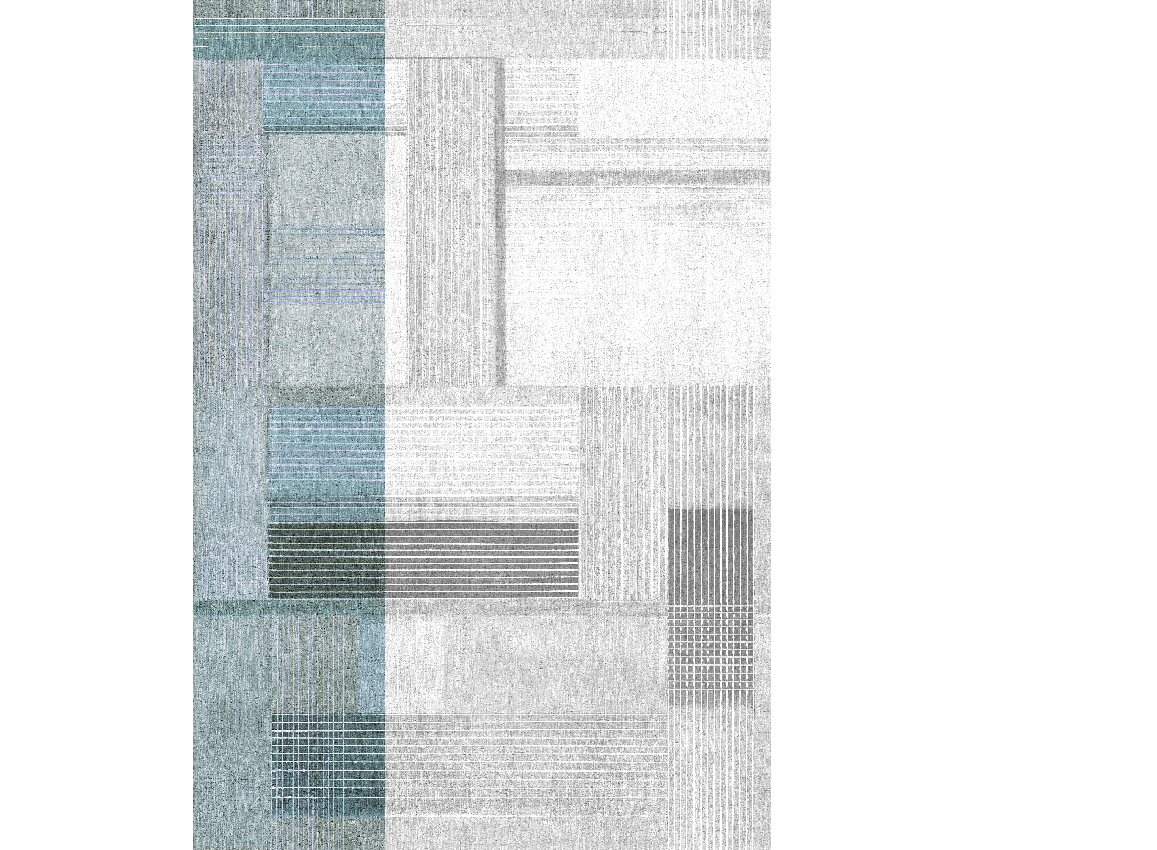 Wandbild Bonn - Light Blue Panel 1