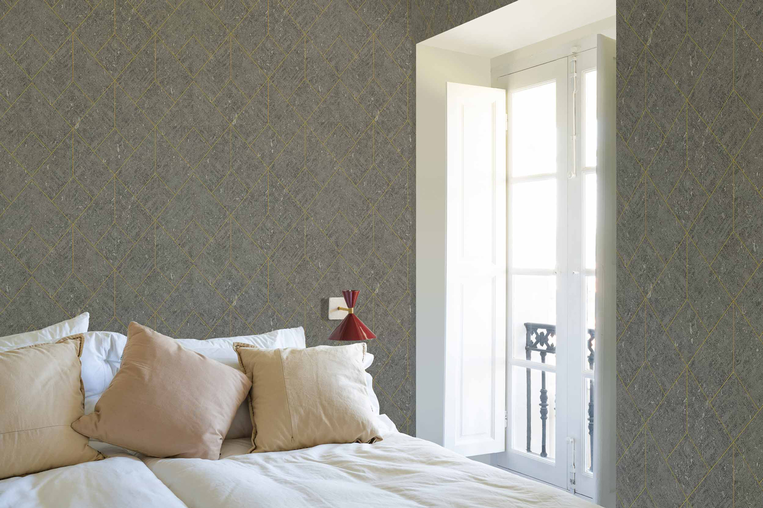 Tapete Diamond Cork - Pearl