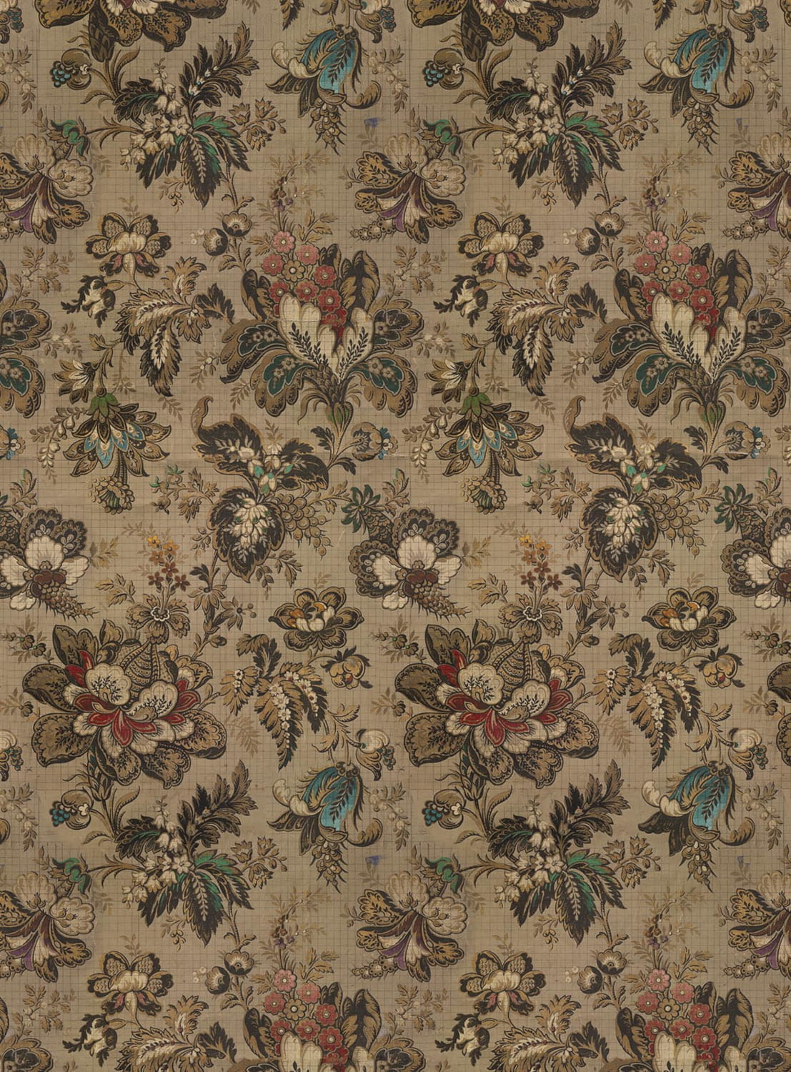 Wandbild Big Pattern Bogor - 5 Drops