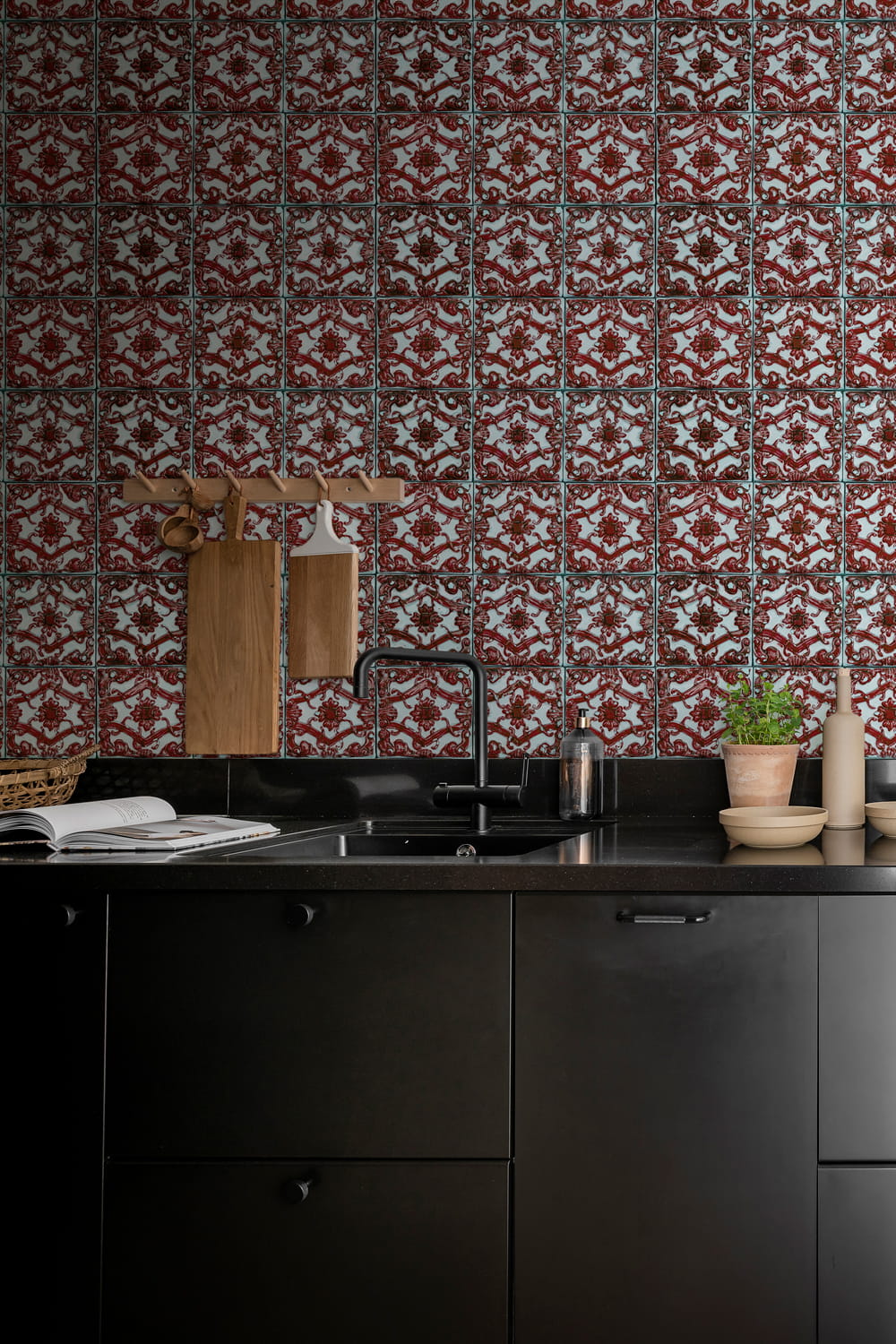Tapete Artisan Tiles - Indian Red
