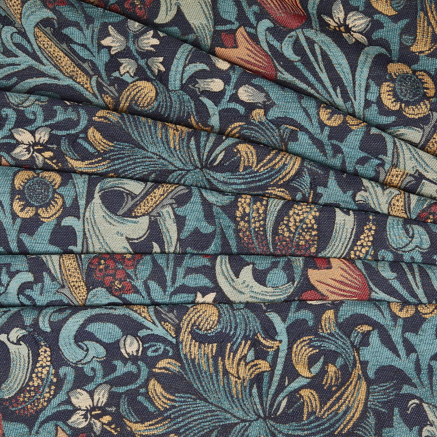 Tissu Golden Lily - Jacquard - Midnight