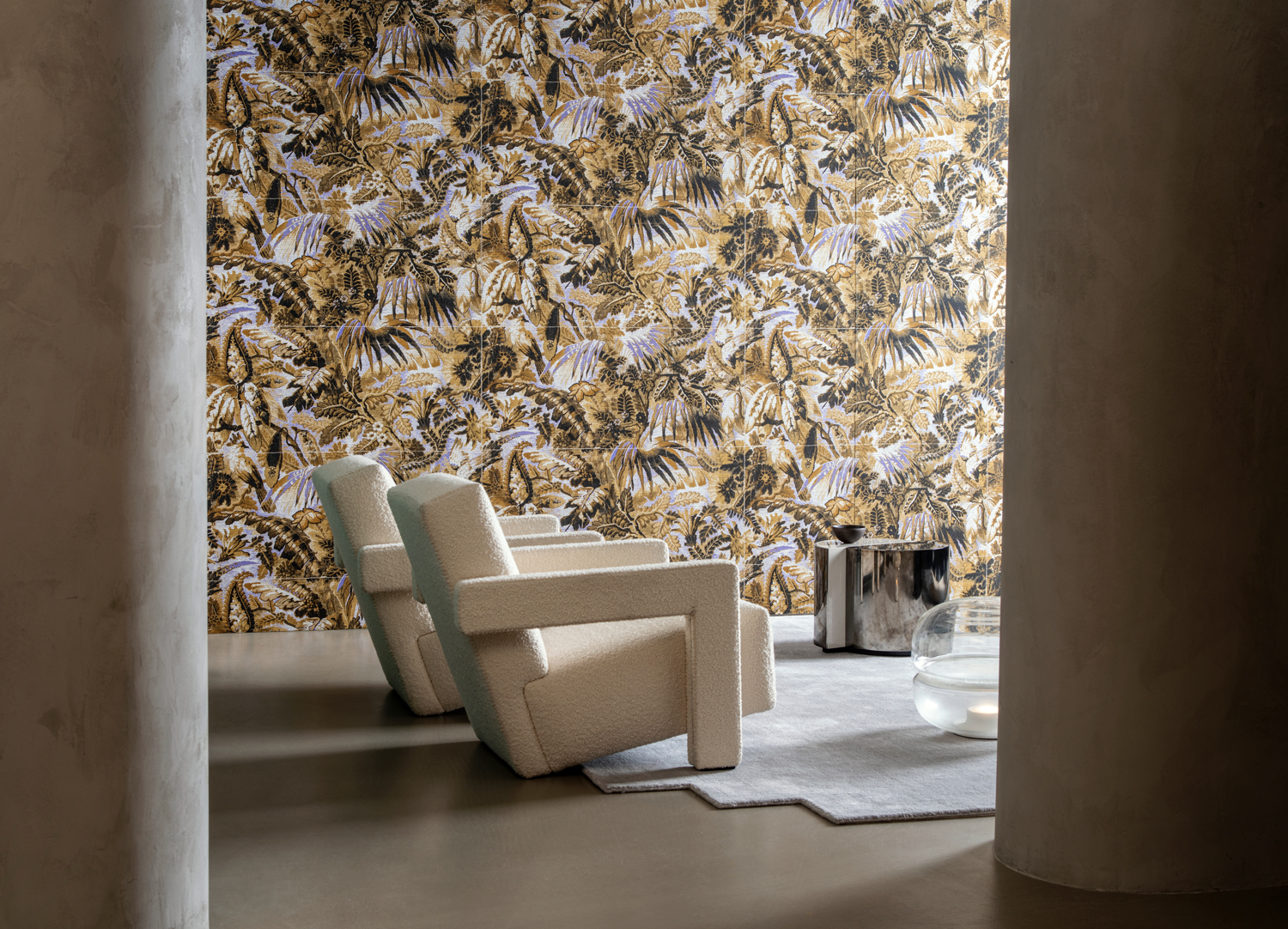 Tapete Tropicali - Golden Lilac