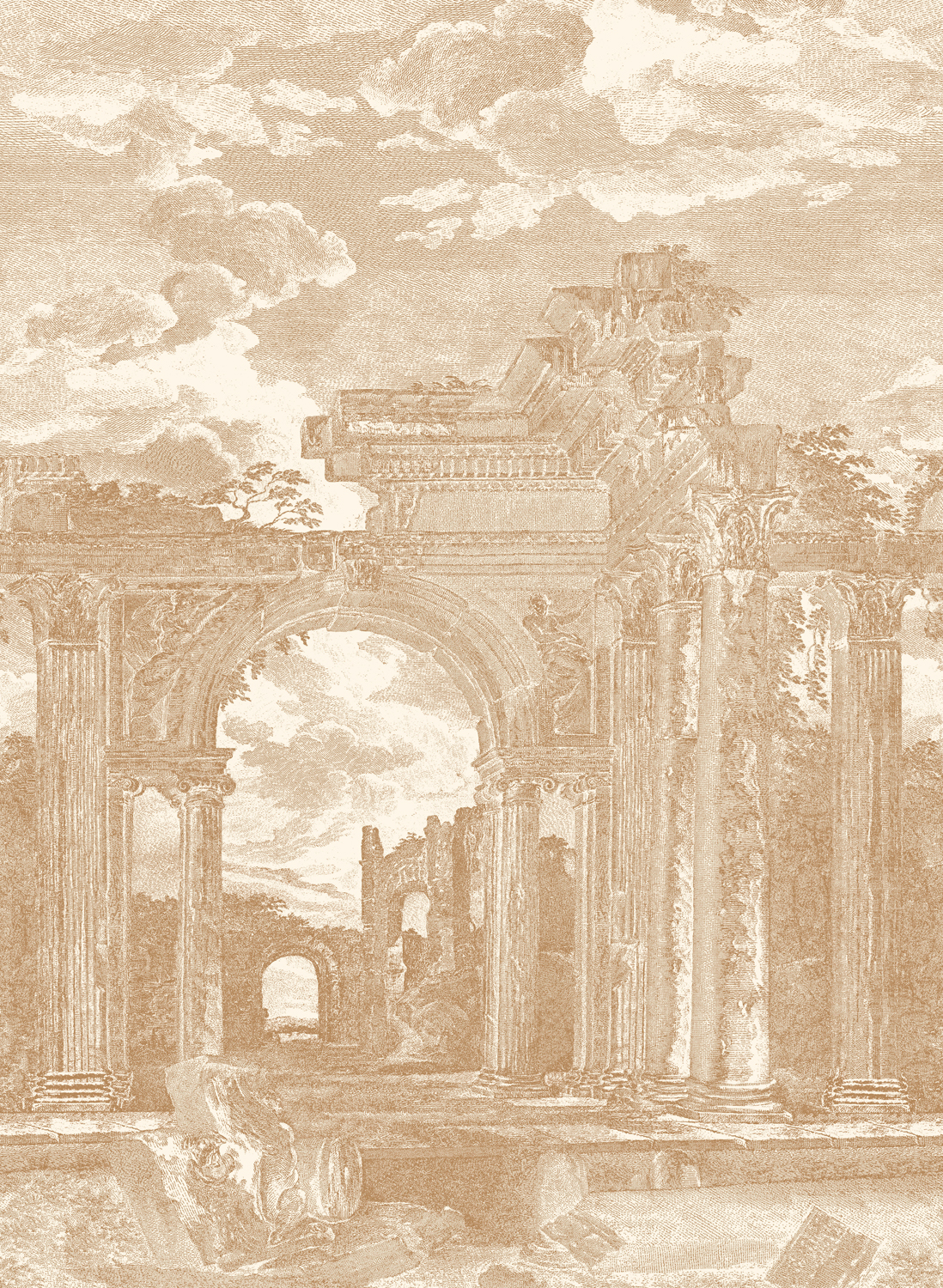 Wandbild Rovine - Toffee