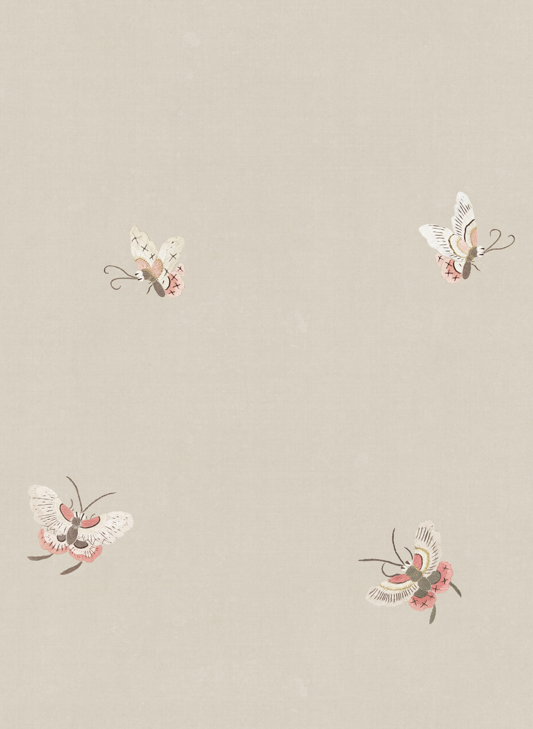 Tapete Butterflies - Sandstone