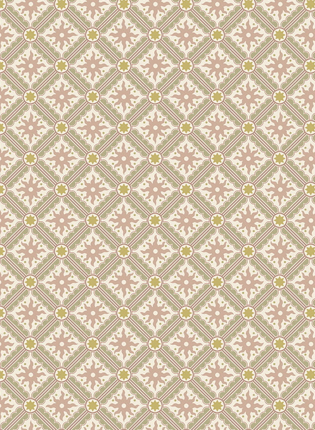 Tapete Nova/ Sol - Southern Light/ Ham Pink/ Meadow