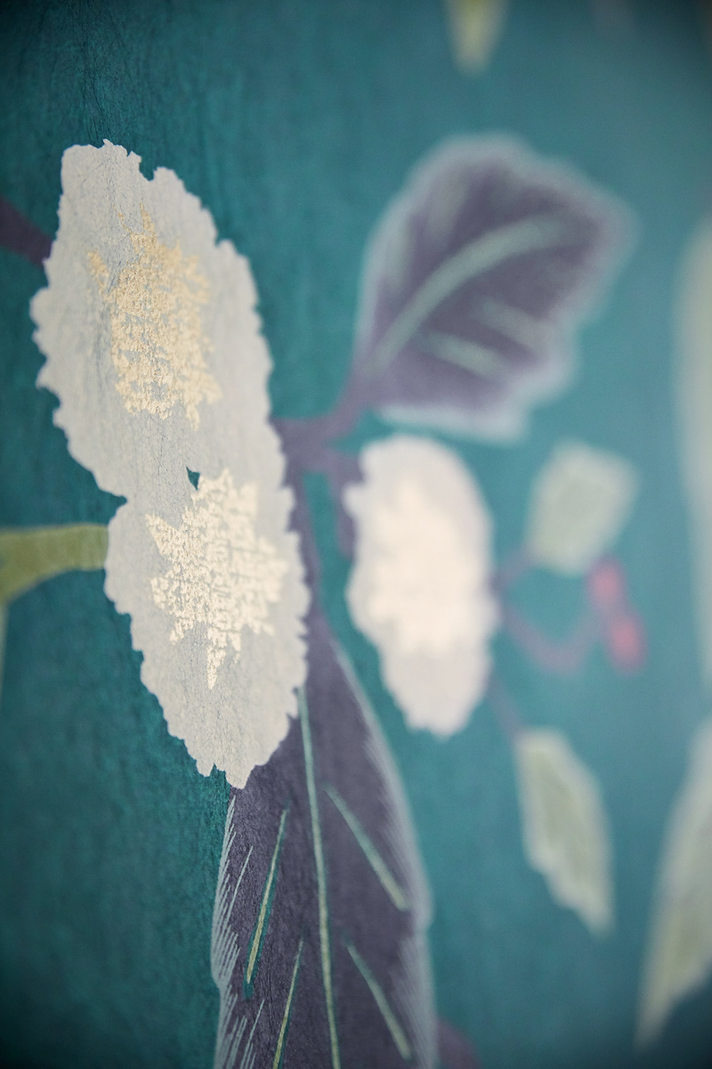 Tapete Coppice - Peacock/ Azalea/ Midnight