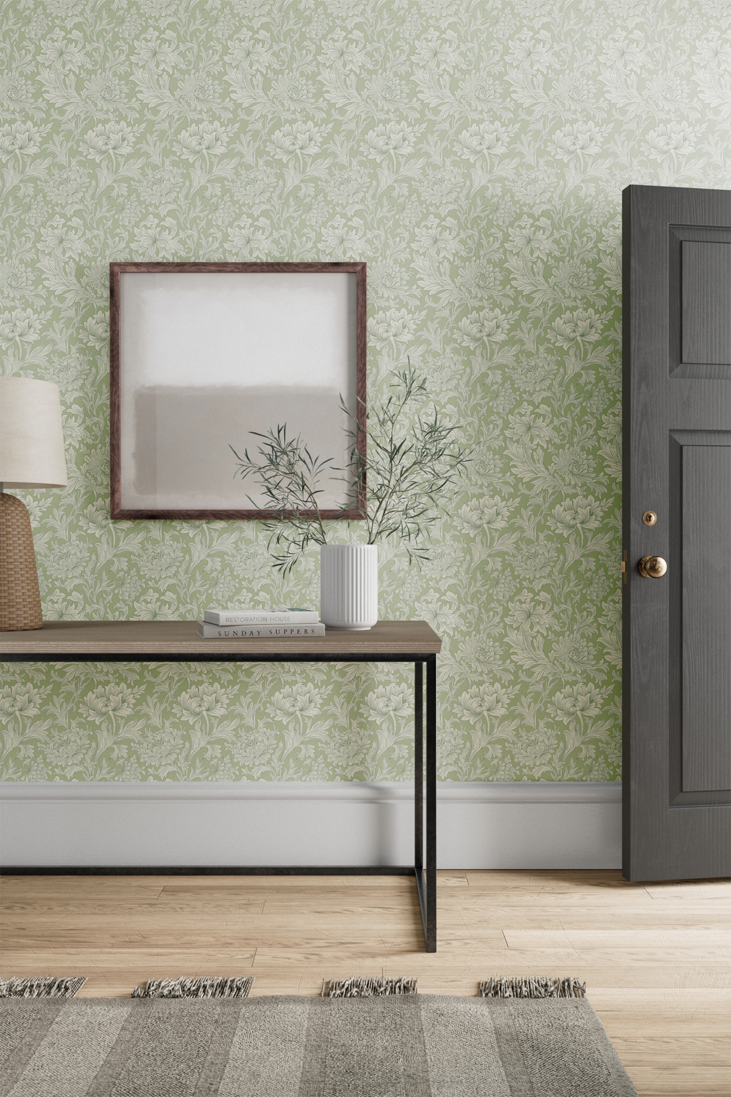 Tapete Simply Chrysanthemum Toile - Willow
