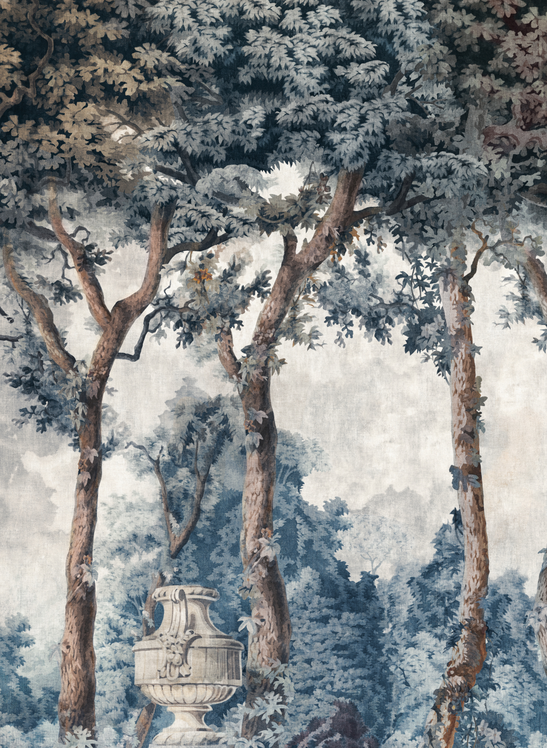 Wandbild Byron Poem - Blue