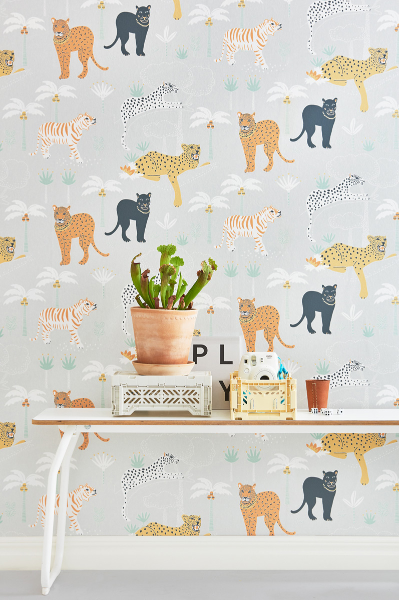 Tapete Black Panther - Light Grey
