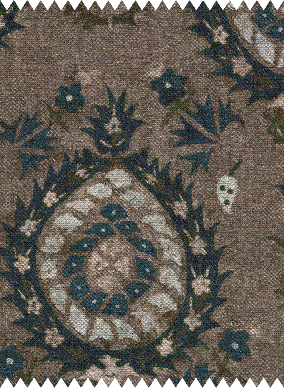 Stoff Flourish Dapple Grey - Linen
