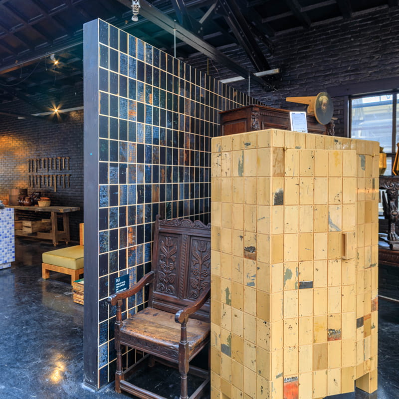Tapete Waste Tiles - Black