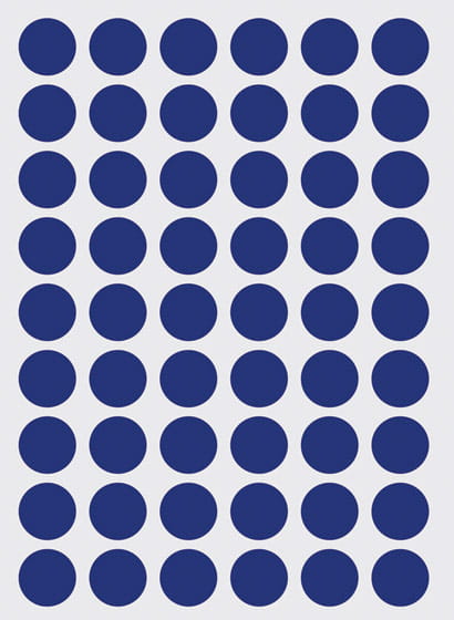 Ferm Living Wandsticker Mini Dots - Blau