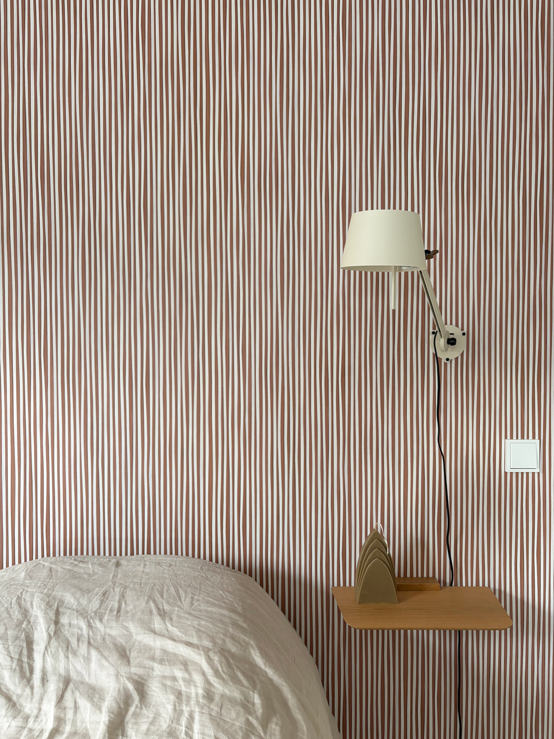 Tapete Stripes / Strepen - Caramel / Karamel
