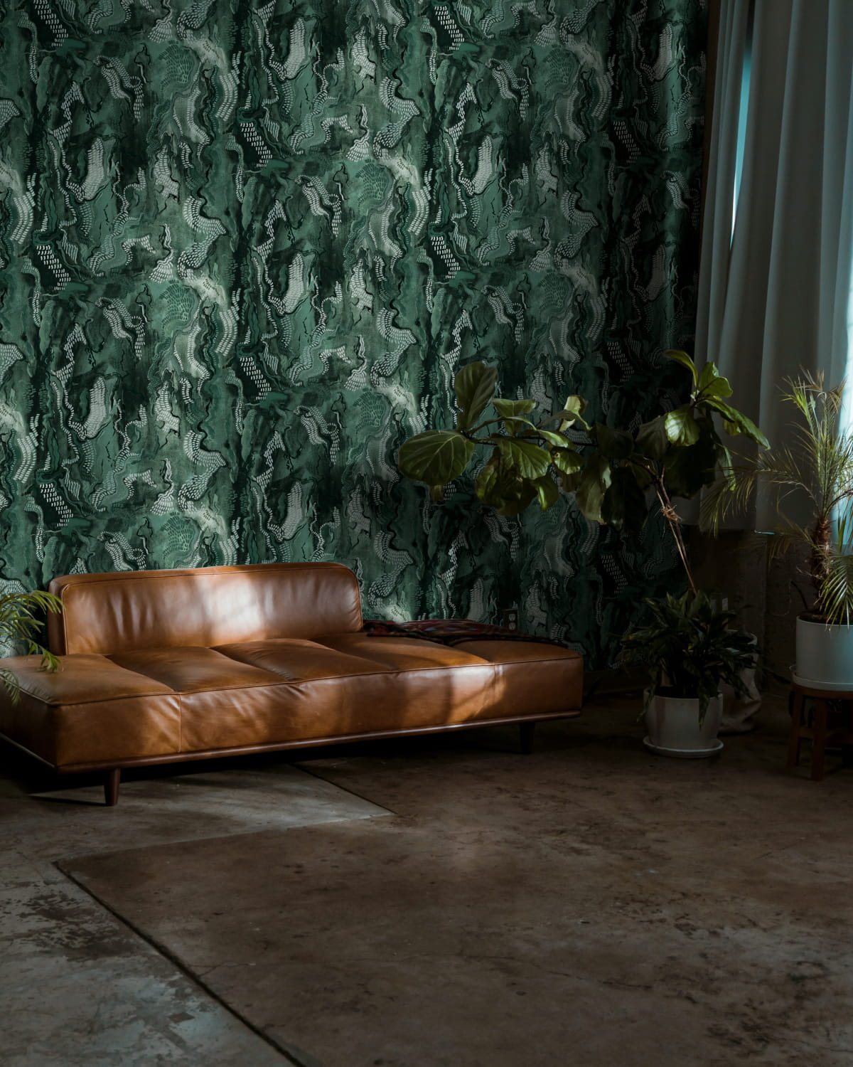 Tapete Timeless Stones - green