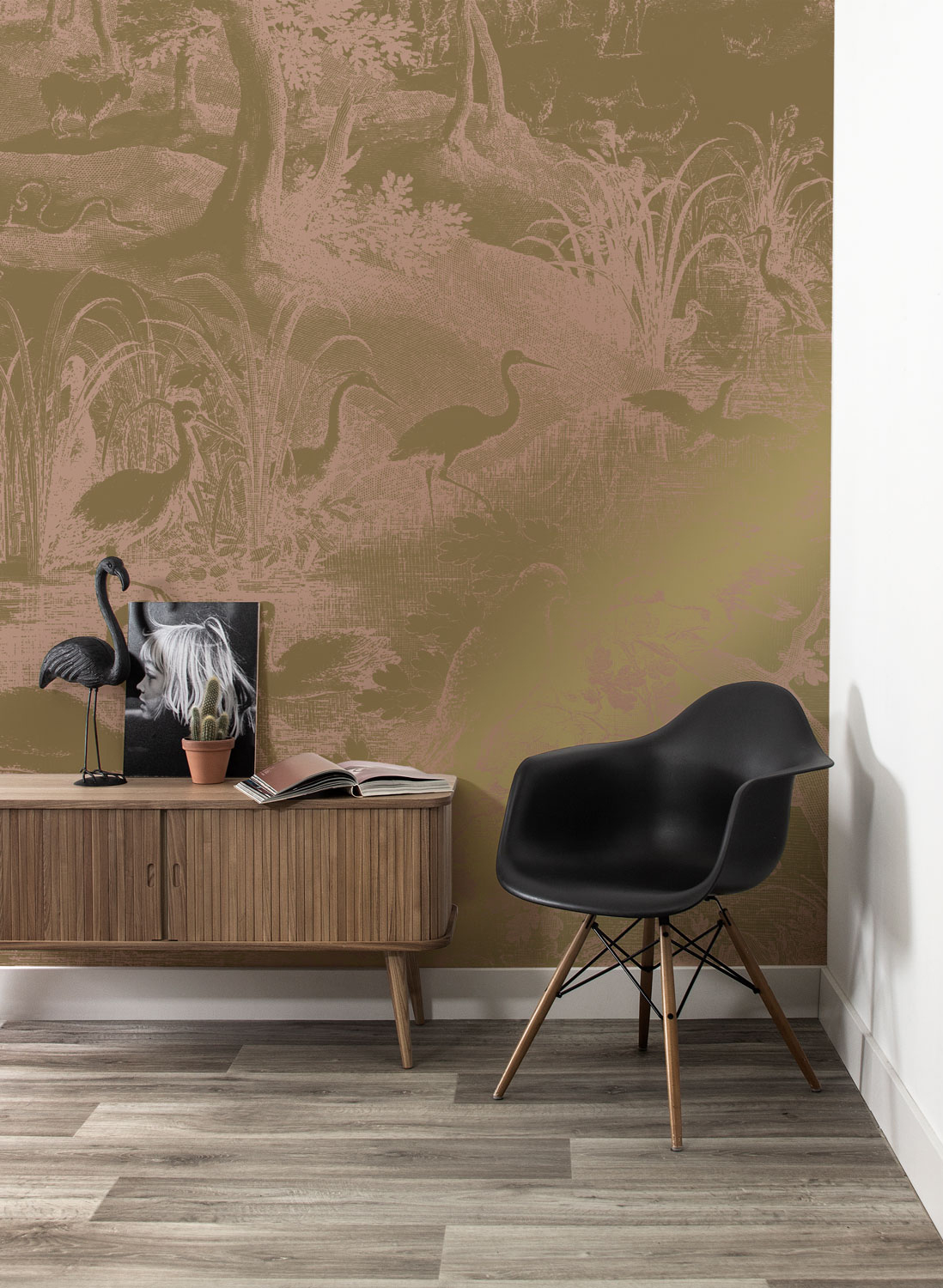 Wandbild Engraved Landscapes Gold 13