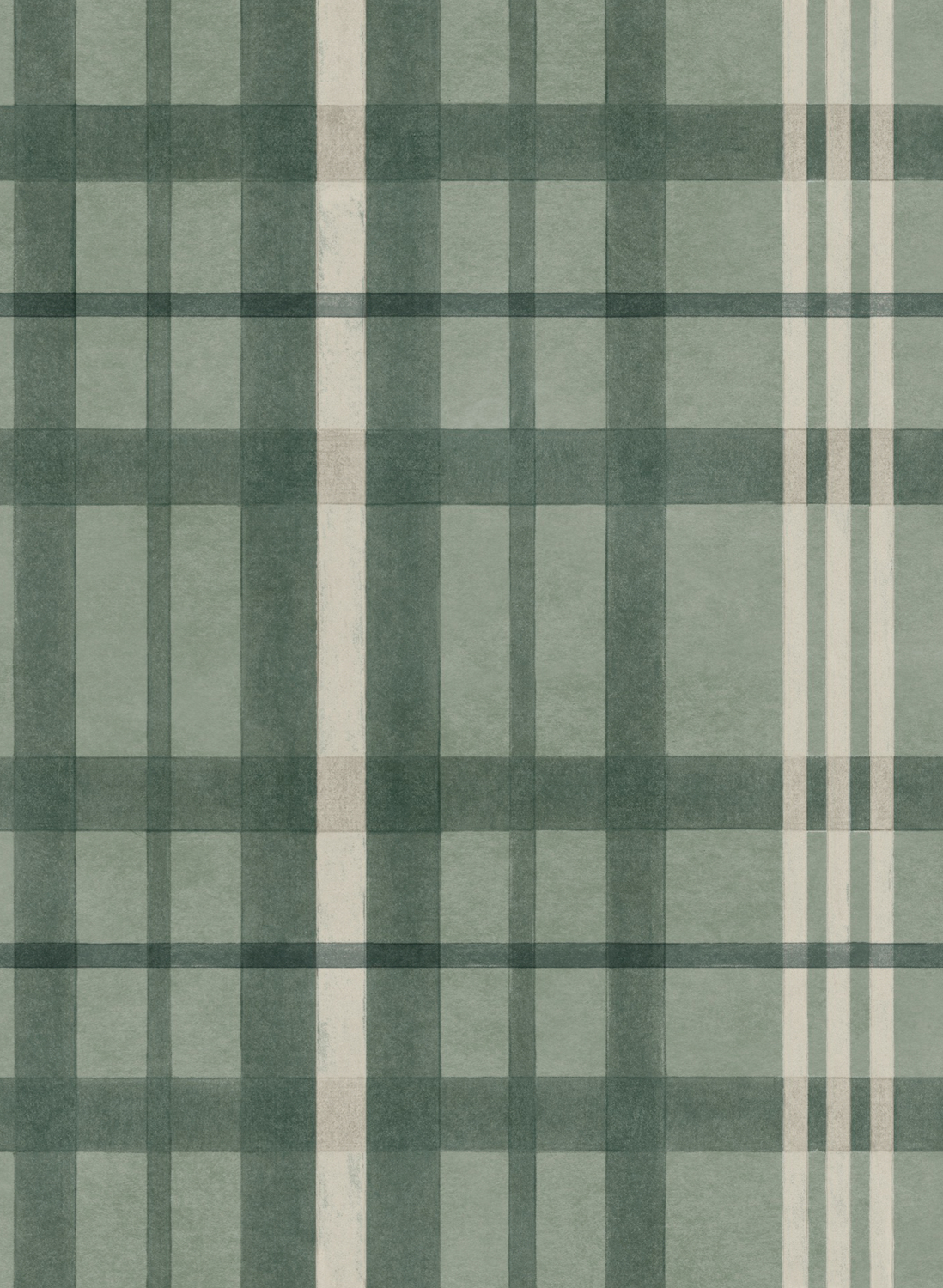 Tapete Clan's Check - Mint