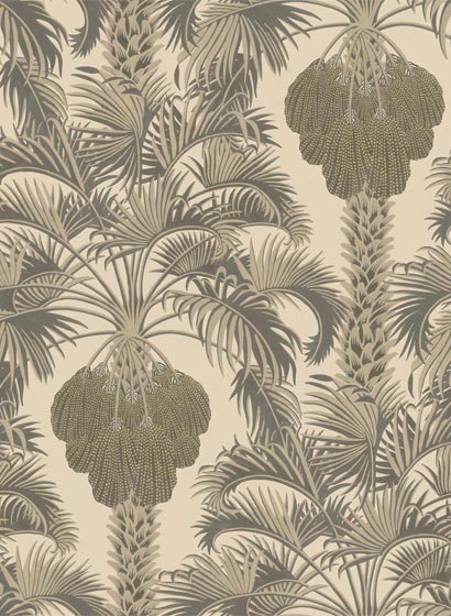 Tapete Hollywood Palm - Silver/ Charcoal
