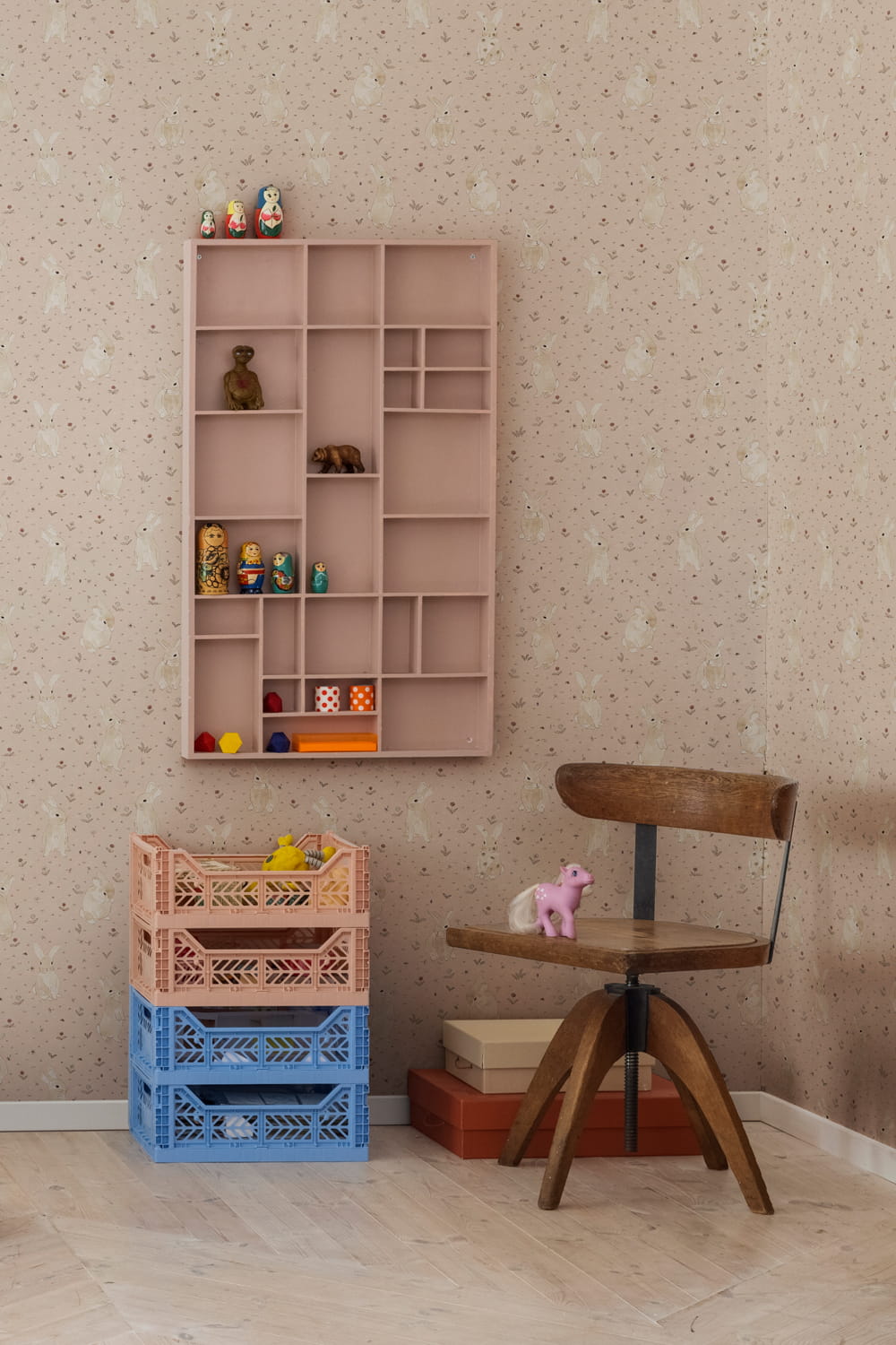 Tapete Bunny Field - Pink