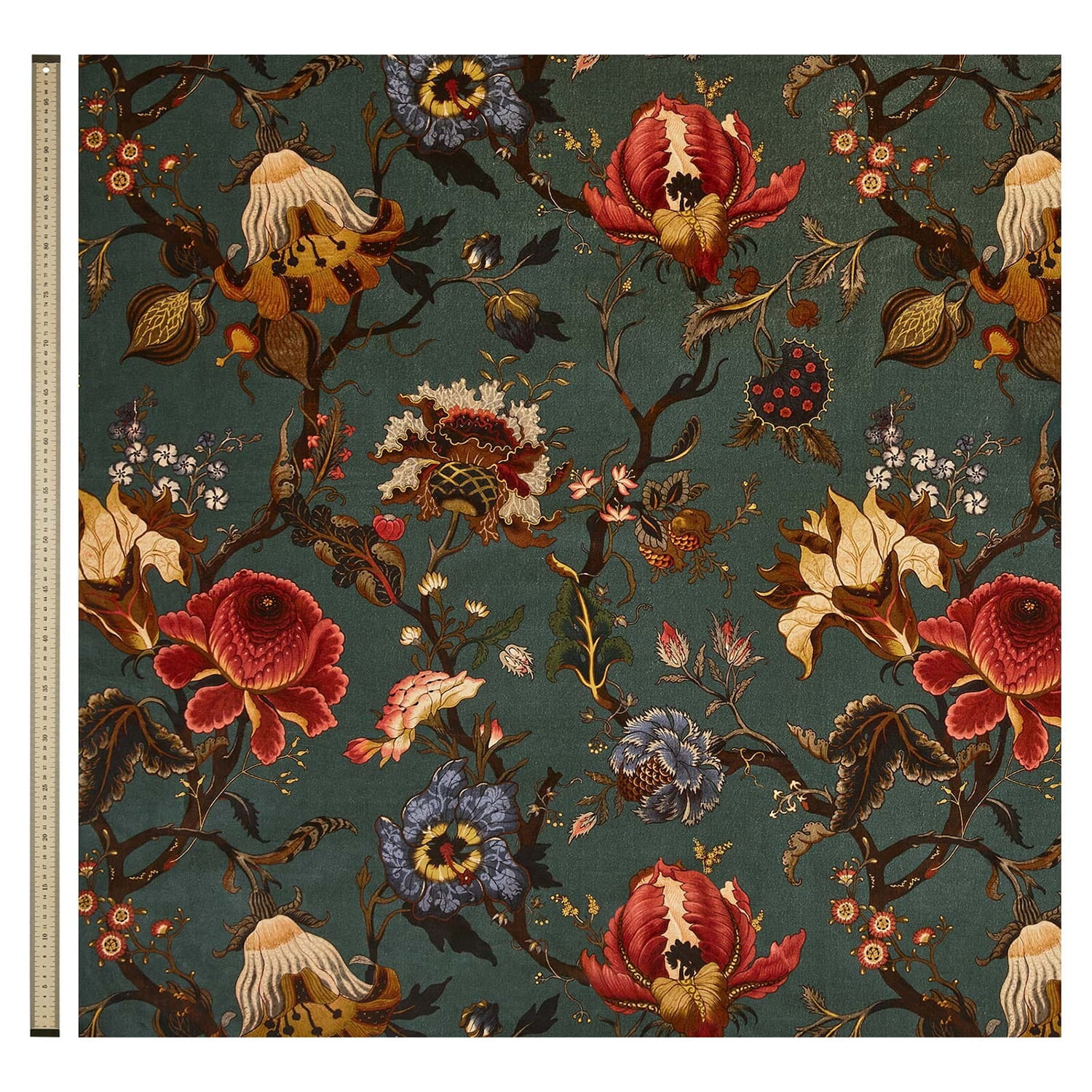 Tissu Artemis - Velvet - Petrol