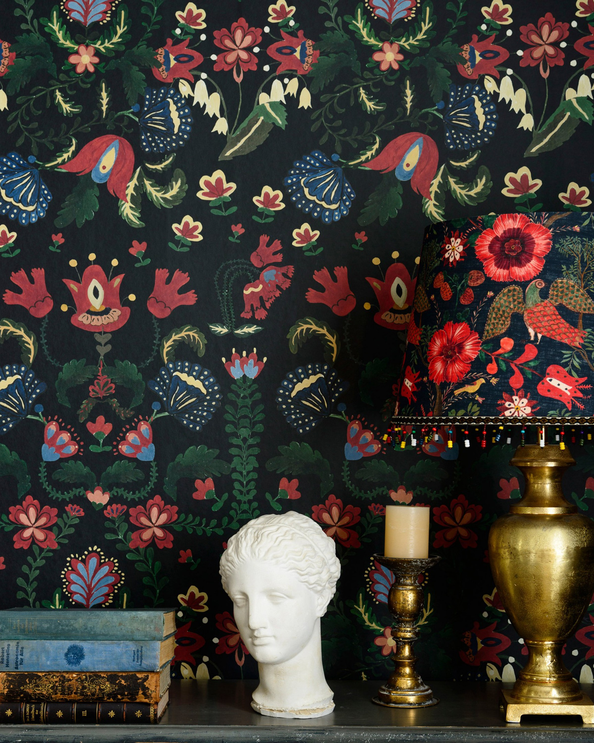 Tapete Zabola - Black/ Green/ Red/ Taupe