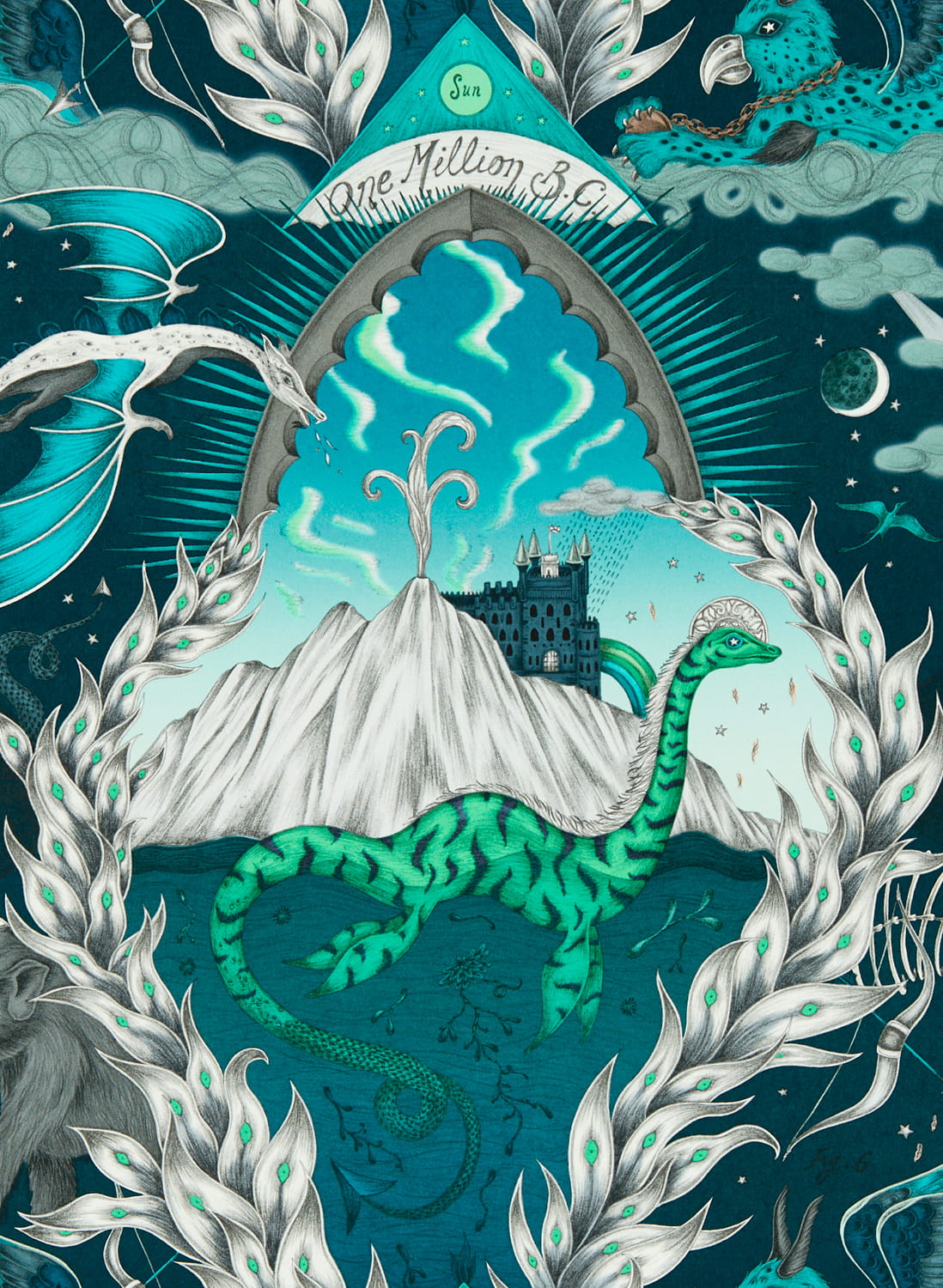 Tapete Highlandia - Marine