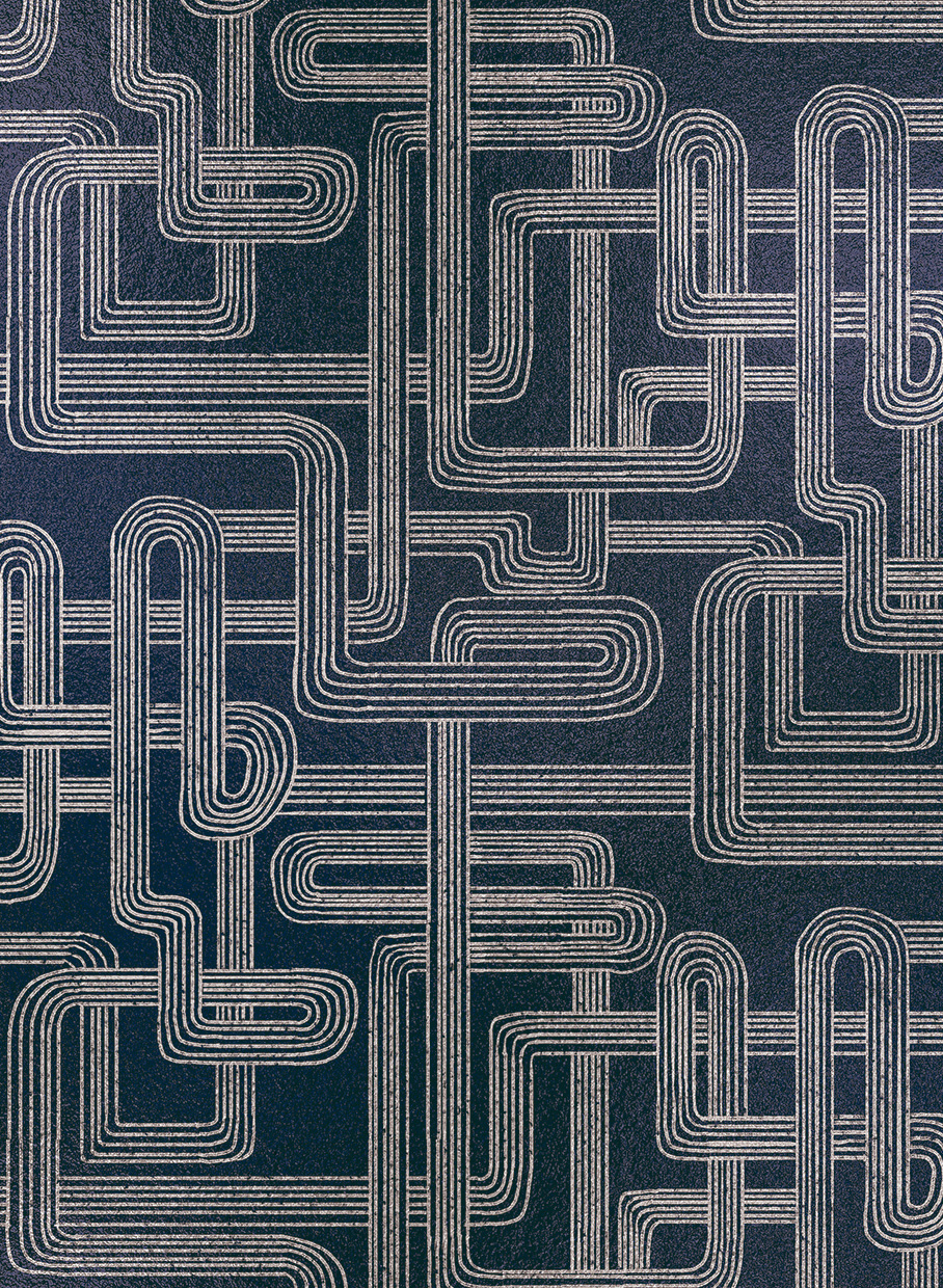 Wandbild Gatsby Metallics - Silver